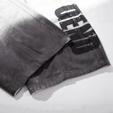 DAXUEN faded ombre wide-leg denim pants