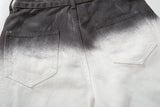DAXUEN faded ombre wide-leg denim pants