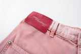 DAXUEN faded pink wide-leg pants with pockets