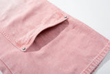 DAXUEN faded pink wide-leg pants with pockets