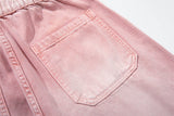 DAXUEN faded pink wide-leg pants with pockets
