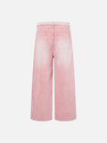 DAXUEN faded pink wide-leg pants with pockets