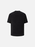 DAXUEN Faded text graphic short-sleeved T-shirt