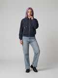 DAXUEN Faded vintage straight-leg denim jeans for men — model photo