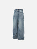 DAXUEN Faded wide-leg denim jeans
