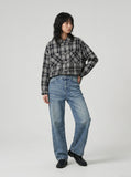 DAXUEN faded-wide-leg-denim-jeans-trousers — model photo