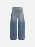 DAXUEN light blue faded wide-leg denim jeans