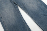 DAXUEN light blue faded wide-leg denim jeans