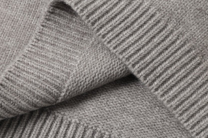 Fair Isle Pattern Knitted Crew Neck Sweater