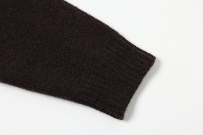Fair Isle Pattern Knitted Crew Neck Sweater