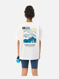 DAXUEN Oversized Mountain Landscape Tee