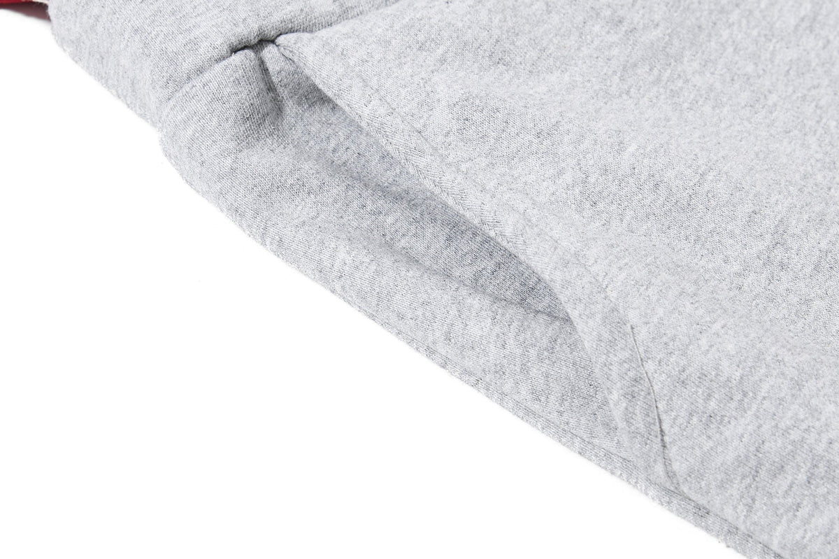 Flame-Embroidered Wide-Leg Sweatpants