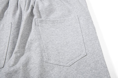 Flame-Embroidered Wide-Leg Sweatpants