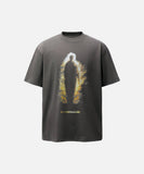 DAXUEN Flame graphic oversized t-shirt