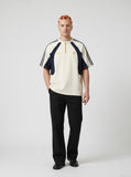 DAXUEN black relaxed fit flared pants — model photo