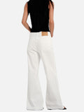 DAXUEN black and white flared denim jeans