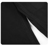 DAXUEN black and white flared denim jeans