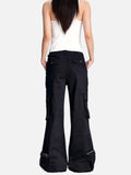 DAXUEN olive green flared cargo pants