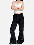 DAXUEN olive green flared cargo pants