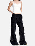 DAXUEN olive green flared cargo pants