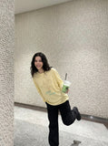 DAXUEN Floral graphic long-sleeve t-shirt — model photo