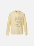 DAXUEN Floral graphic long-sleeve t-shirt