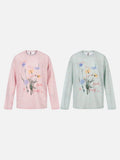 DAXUEN Floral graphic long-sleeve top