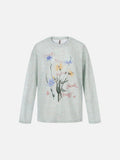 DAXUEN Floral graphic long-sleeve top