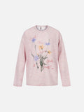 DAXUEN Floral graphic long-sleeve top