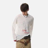 DAXUEN Long sleeve t-shirt with floral graphic