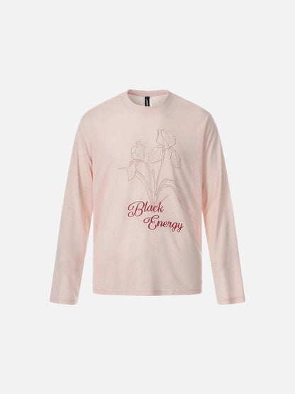 DAXUEN Long sleeve t-shirt with floral graphic