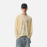 DAXUEN Long sleeve t-shirt with floral graphic