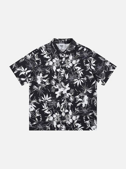 Floral Print Short-Sleeve Shirt