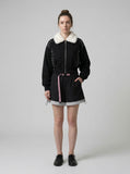 DAXUEN Women's flowy A-line layered shorts — model photo