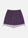 DAXUEN Women's flowy A-line layered shorts