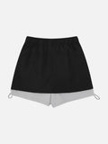 DAXUEN Women's flowy A-line layered shorts