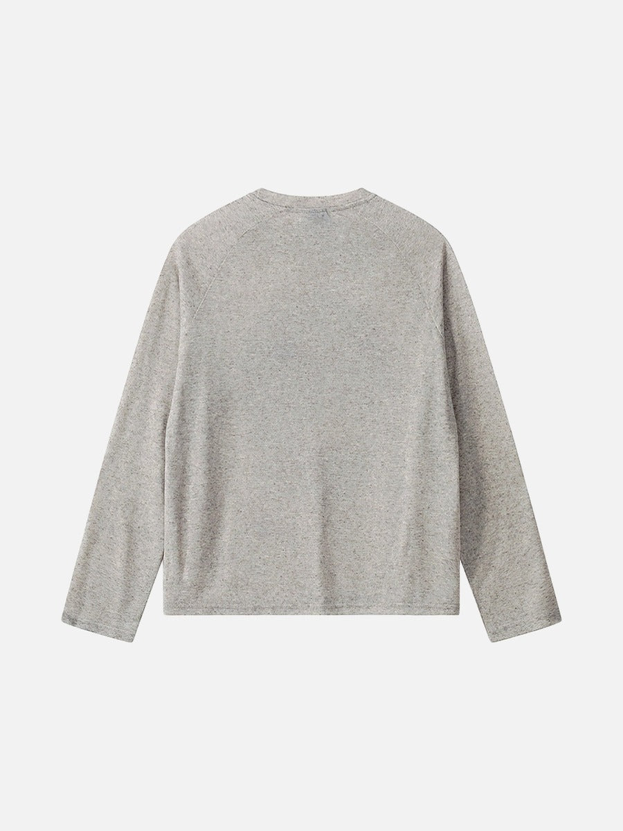 DAXUEN Long sleeve crew neck top with bunny print