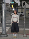 DAXUEN Light grey heathered long-sleeved Henley shirt — model photo