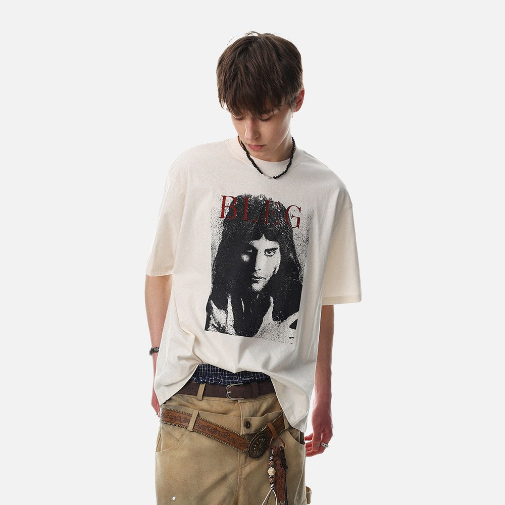 DAXUEN Freddie Mercury graphic oversized t-shirt