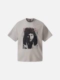 DAXUEN Freddie Mercury graphic print short-sleeved t-shirt