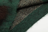 DAXUEN camouflage fuzzy knit sweater
