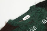 DAXUEN camouflage fuzzy knit sweater