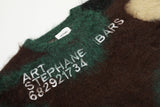 DAXUEN camouflage fuzzy knit sweater