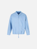 DAXUEN light blue gathered back detail shirt jacket
