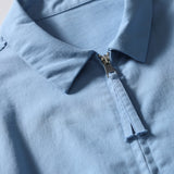 DAXUEN light blue gathered back detail shirt jacket
