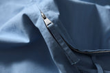 DAXUEN light blue gathered back detail shirt jacket