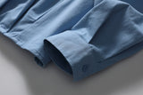 DAXUEN light blue gathered back detail shirt jacket