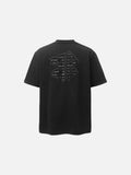 DAXUEN Oversized short-sleeved t-shirt with geometric graphic