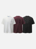 DAXUEN Oversized short-sleeved t-shirt with geometric graphic