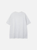 DAXUEN Oversized short-sleeve T-shirt with geometric logo